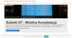 Desktop Screenshot of biuroster.pl