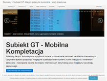 Tablet Screenshot of biuroster.pl